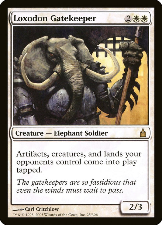 Loxodon Gatekeeper [Ravnica: City of Guilds] [Foil]