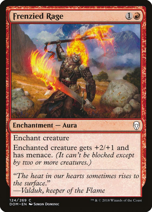 Frenzied Rage [Dominaria] [Foil]