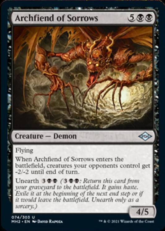 Archfiend of Sorrows [Modern Horizons 2] [Foil]