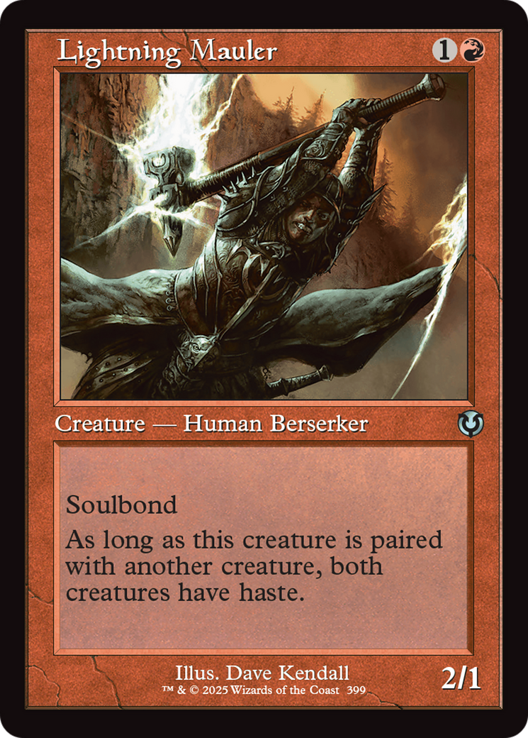 Lightning Mauler (Retro Frame) [Innistrad Remastered] [Foil]