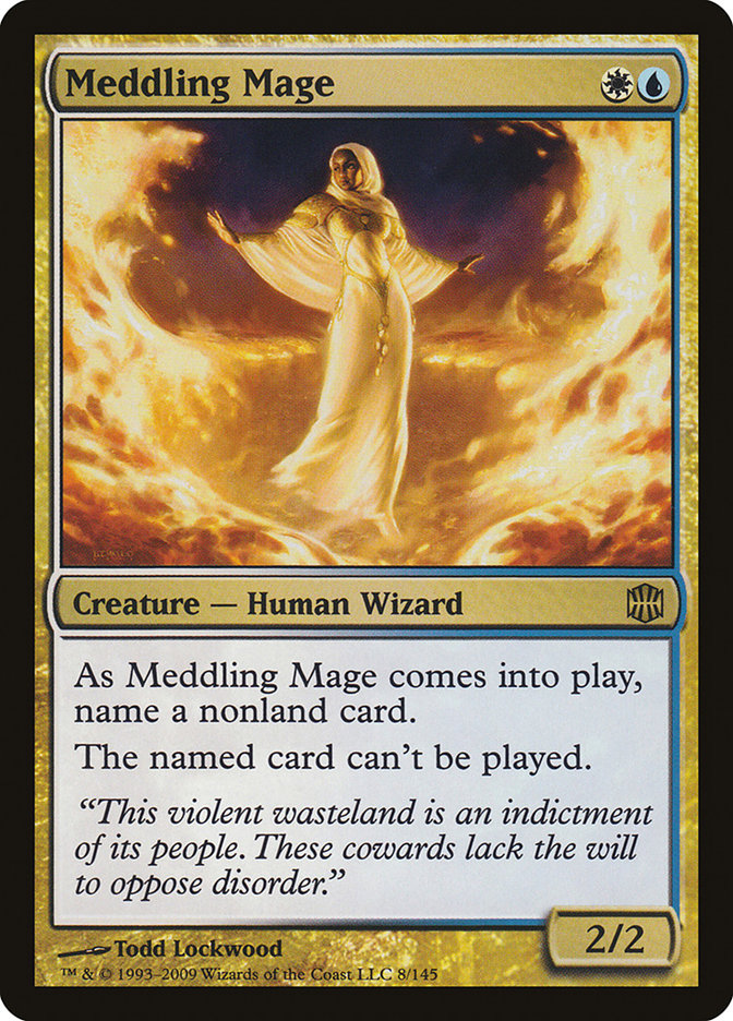 Meddling Mage [Alara Reborn] [Foil]