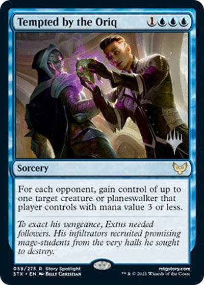 Tempted by the Oriq (Promo Pack) [Strixhaven: School of Mages Promos] [Foil]