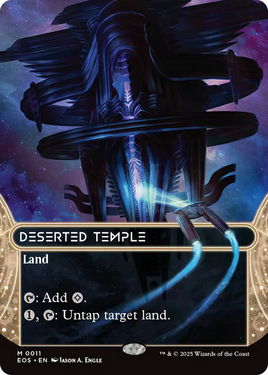 Deserted Temple (0011) (Borderless) [Edge of Eternities: Stellar Sights] [Foil]