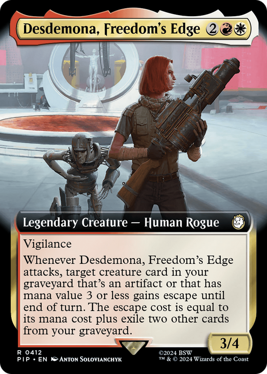 Desdemona, Freedom's Edge (Extended Art) [Fallout] [Foil]