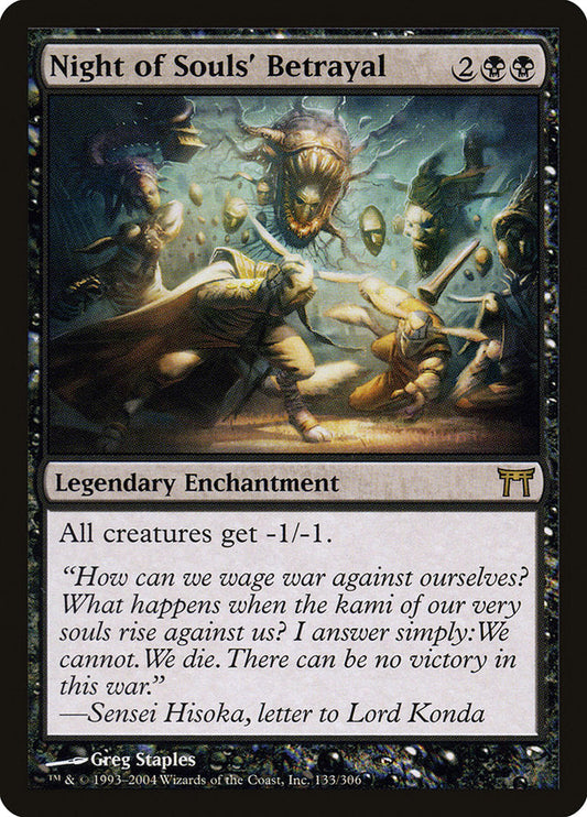 Night of Souls' Betrayal [Champions of Kamigawa] [Foil]