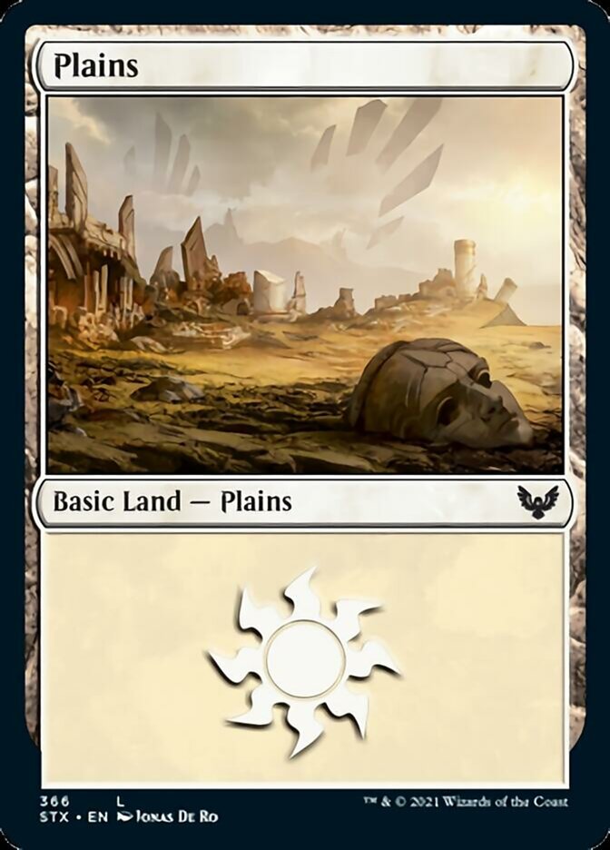 Plains (366) [Strixhaven: School of Mages] [Foil]