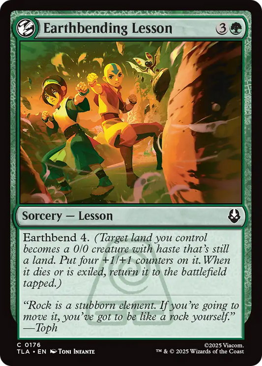 Earthbending Lesson [Avatar: The Last Airbender] [Foil]