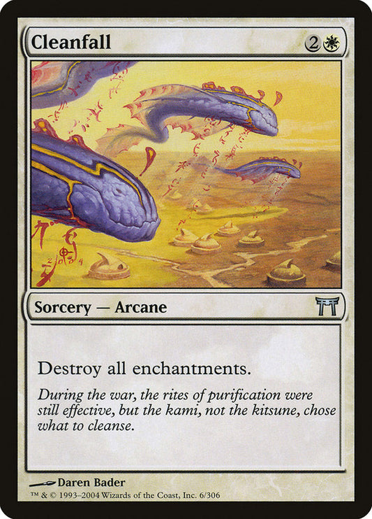 Cleanfall [Champions of Kamigawa] [Foil]