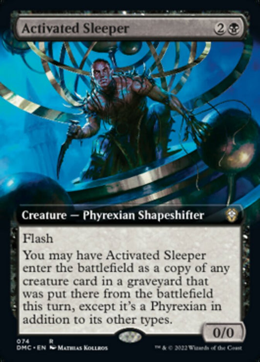 Activated Sleeper (Extended Art) [Dominaria United Commander] [Foil]