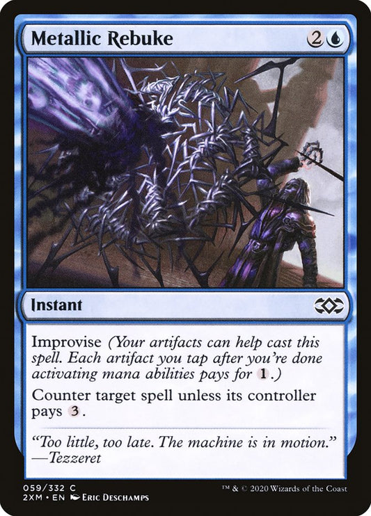 Metallic Rebuke [Double Masters] [Foil]