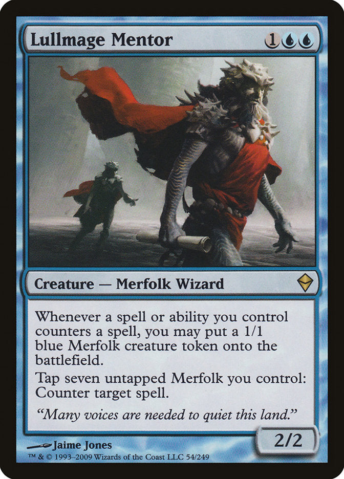 Lullmage Mentor [Zendikar] [Foil]