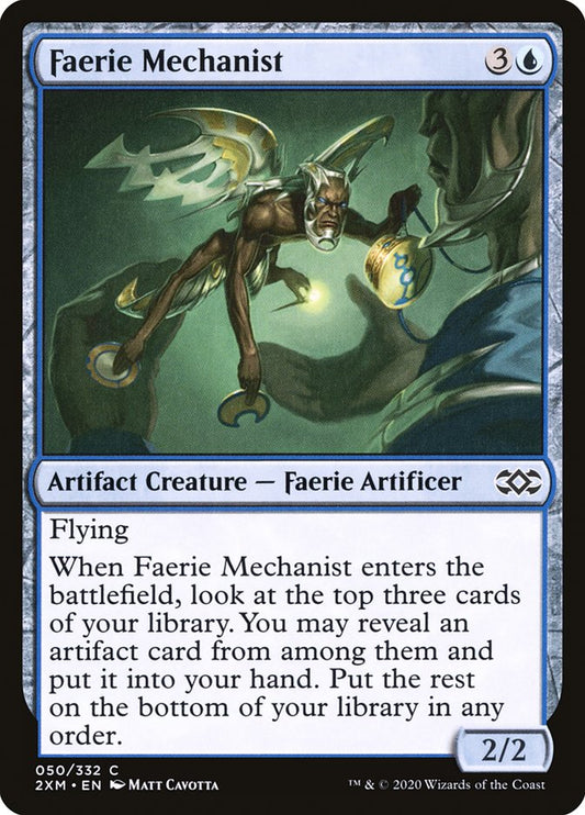 Faerie Mechanist [Double Masters] [Foil]
