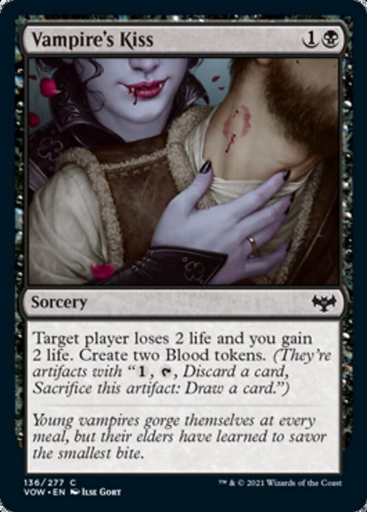Vampire's Kiss [Innistrad: Crimson Vow] [Foil]