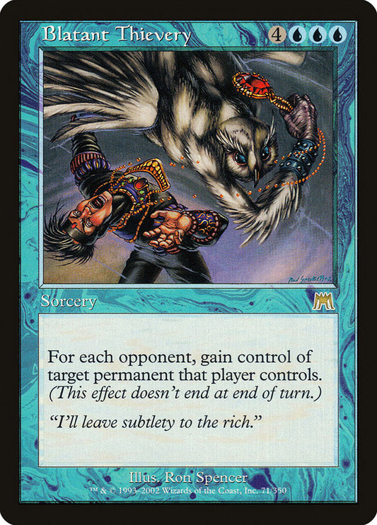Blatant Thievery [Onslaught] [Foil]