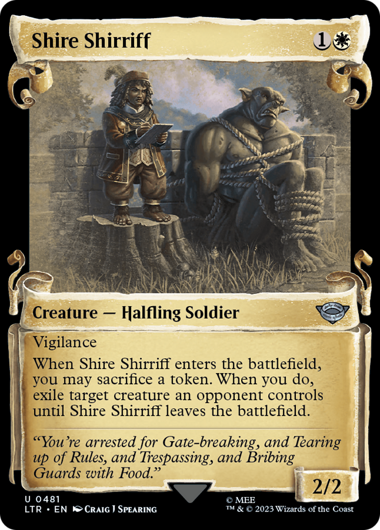 Shire Shirriff [The Lord of the Rings: Tales of Middle-Earth Showcase Scrolls] [Foil]