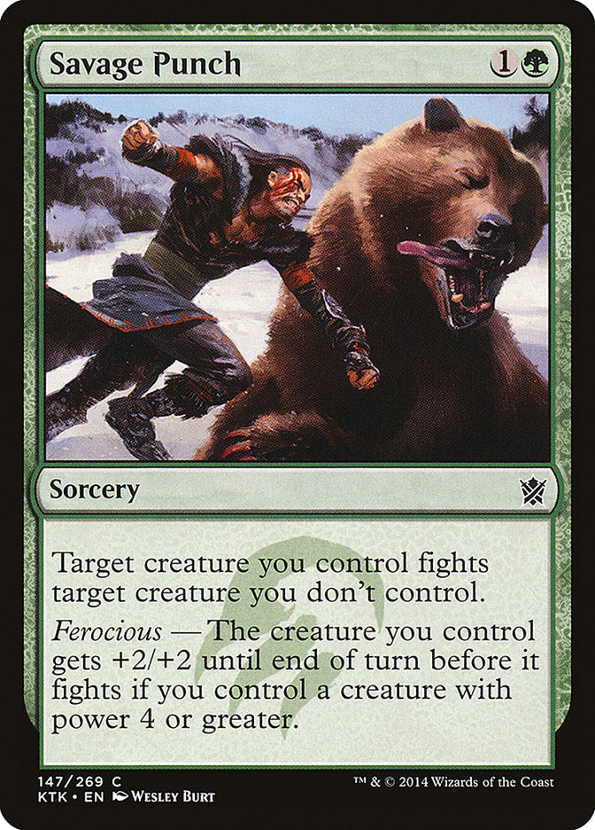 Savage Punch [Khans of Tarkir] [Foil]