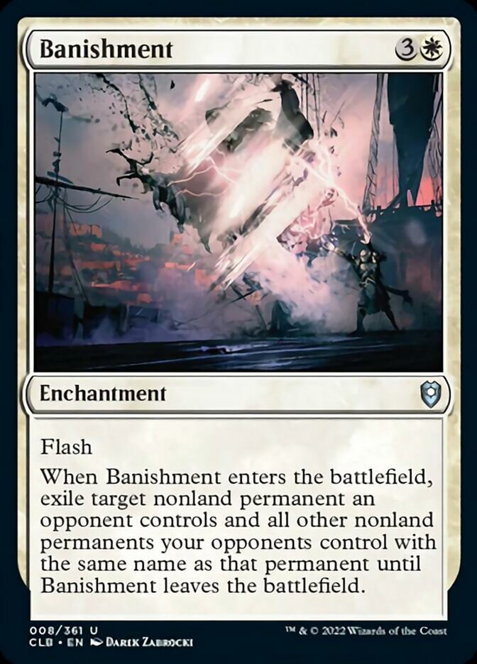 Banishment [Commander Legends: Battle for Baldur's Gate] [Foil]