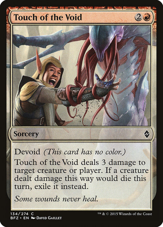 Touch of the Void [Battle for Zendikar] [Foil]