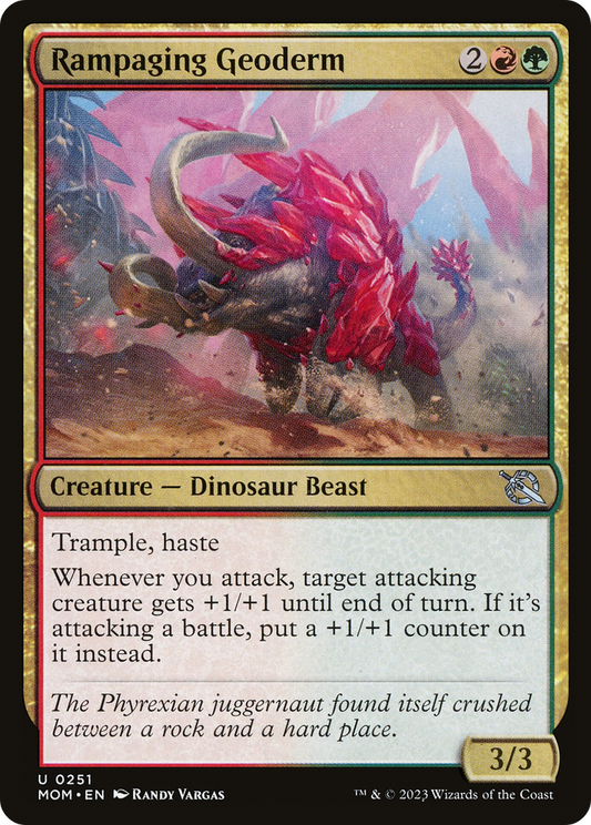 Rampaging Geoderm [March of the Machine] [Foil]