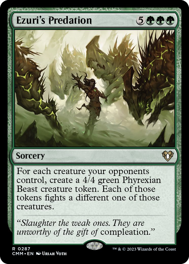 Ezuri's Predation [Commander Masters] [Foil]