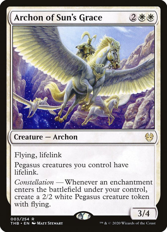 Archon of Sun's Grace [Theros Beyond Death] [Foil]
