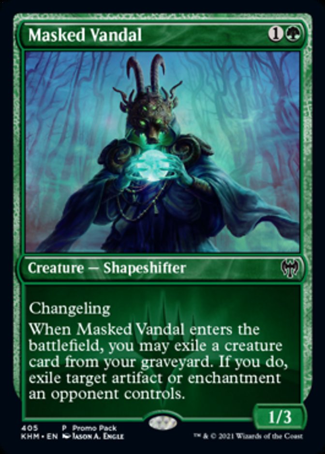 Masked Vandal (Promo Pack) [Kaldheim Promos] [Foil]