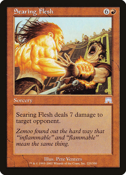 Searing Flesh [Onslaught] [Foil]