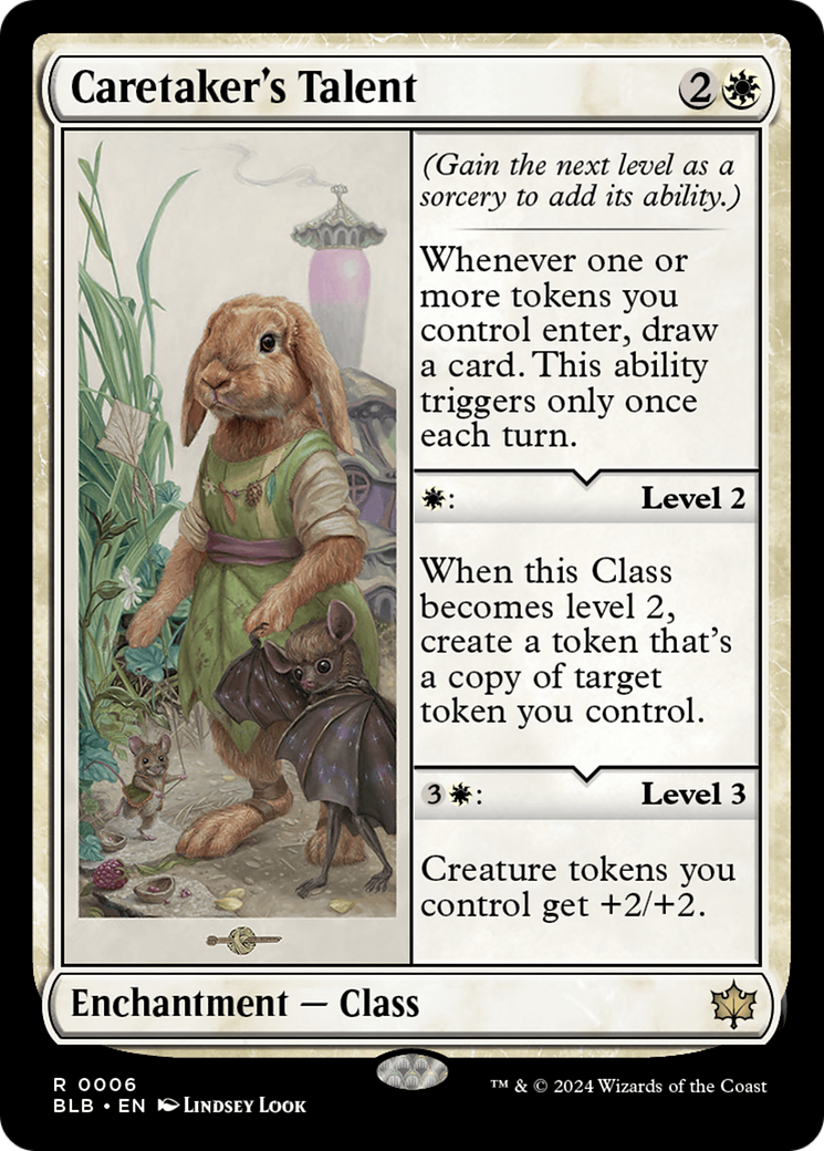 Caretaker's Talent [Bloomburrow] [Foil]