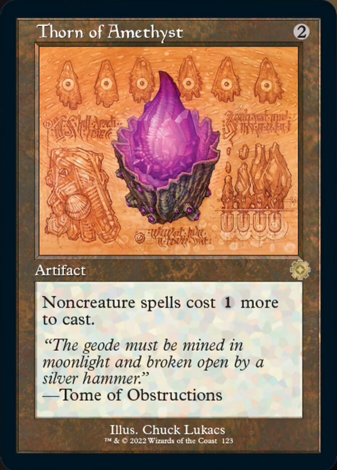Thorn of Amethyst (Retro Schematic) [The Brothers' War Retro Artifacts] [Foil]