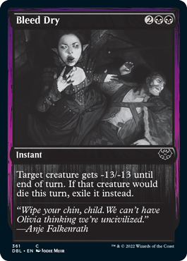 Bleed Dry [Innistrad: Double Feature] [Foil]