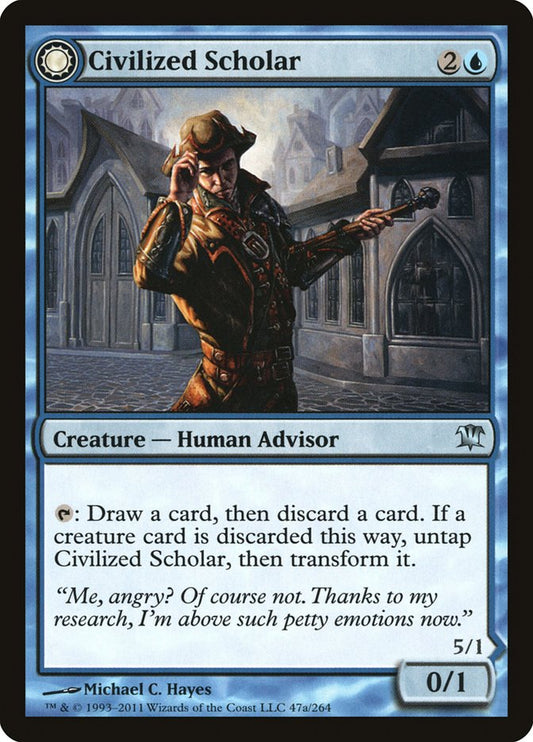 Civilized Scholar // Homicidal Brute [Innistrad] [Foil]
