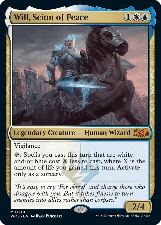 Will, Scion of Peace [Wilds of Eldraine] [Foil]