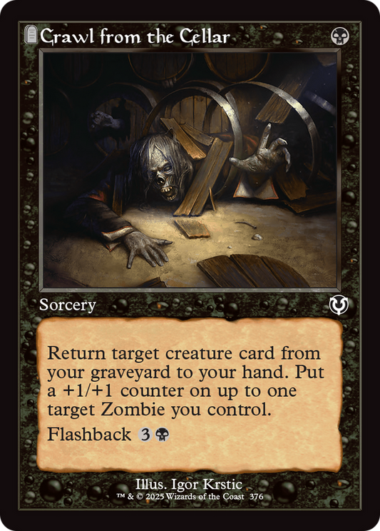 Crawl from the Cellar (Retro Frame) [Innistrad Remastered] [Foil]
