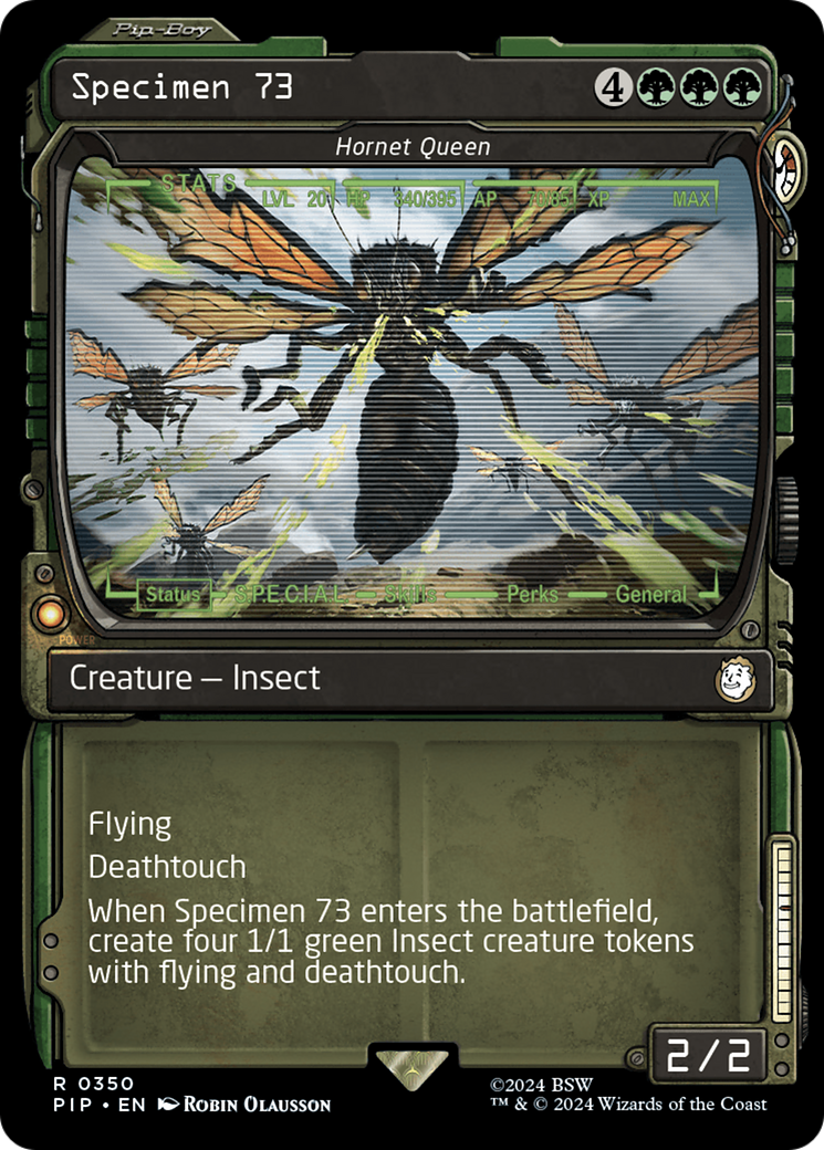Specimen 73 - Hornet Queen (Showcase) [Fallout] [Foil]