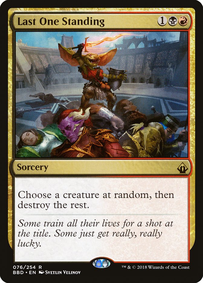 Last One Standing [Battlebond] [Foil]