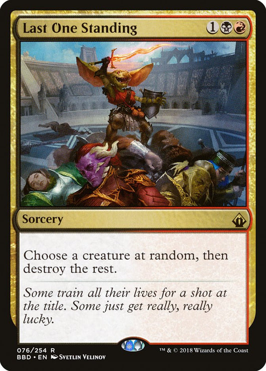 Last One Standing [Battlebond] [Foil]
