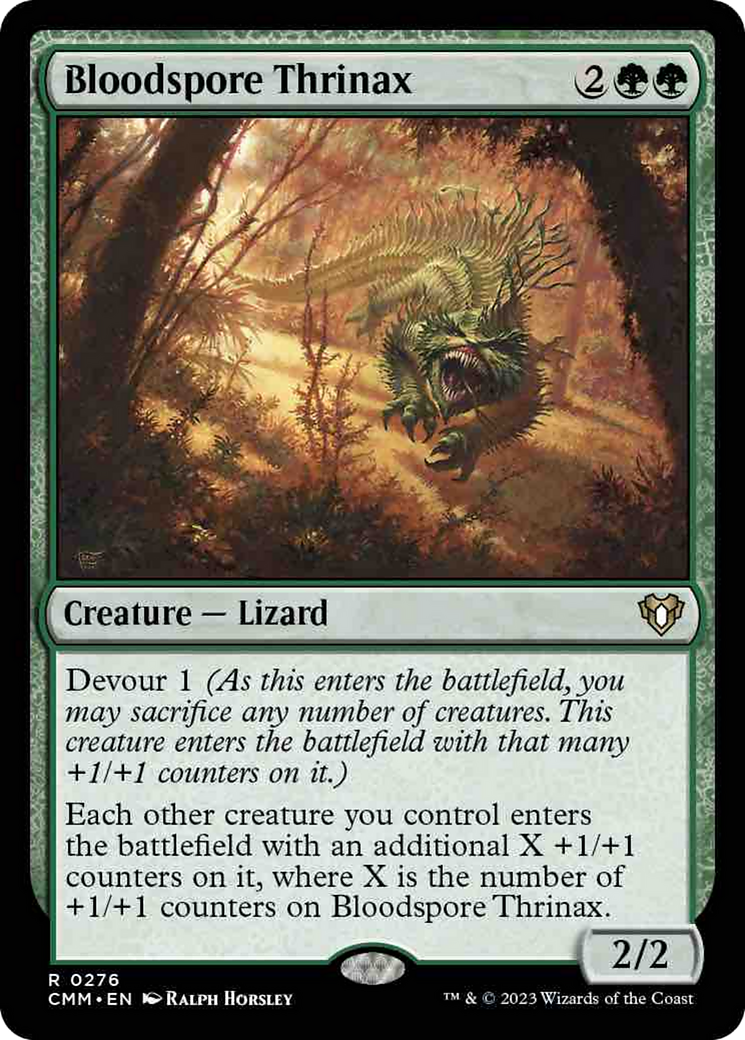 Bloodspore Thrinax [Commander Masters] [Foil]