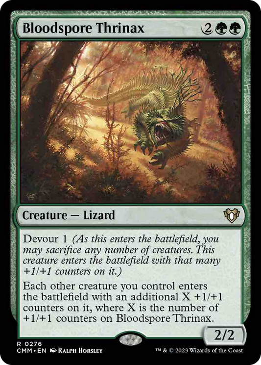 Bloodspore Thrinax [Commander Masters] [Foil]