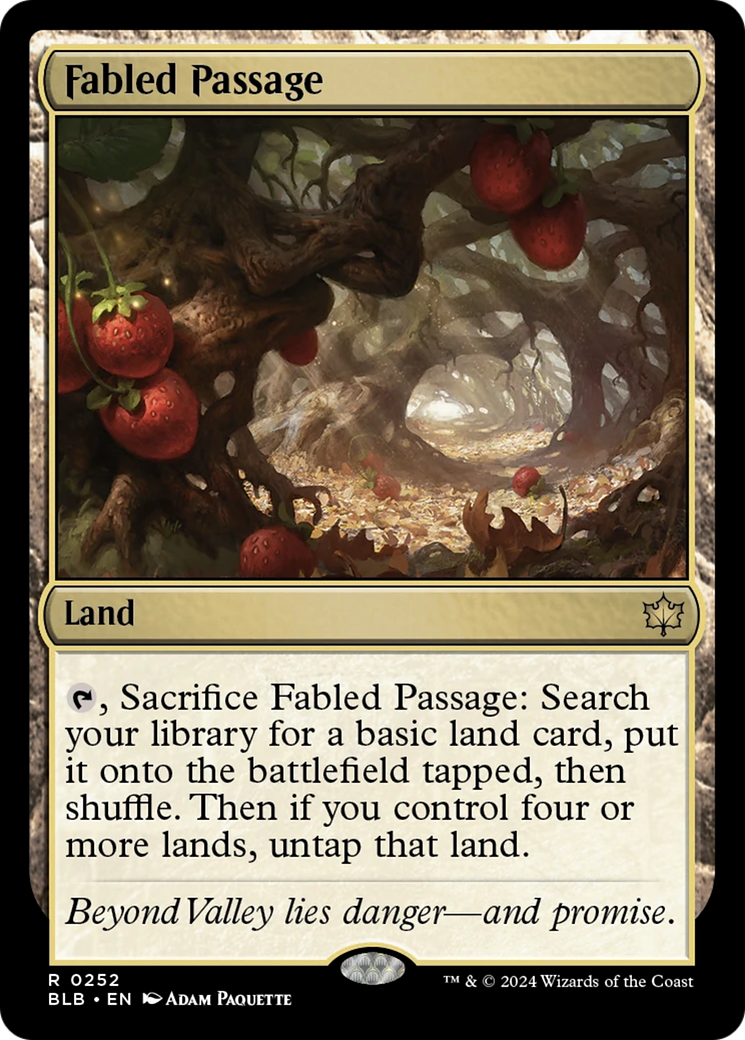 Fabled Passage [Bloomburrow] [Foil]