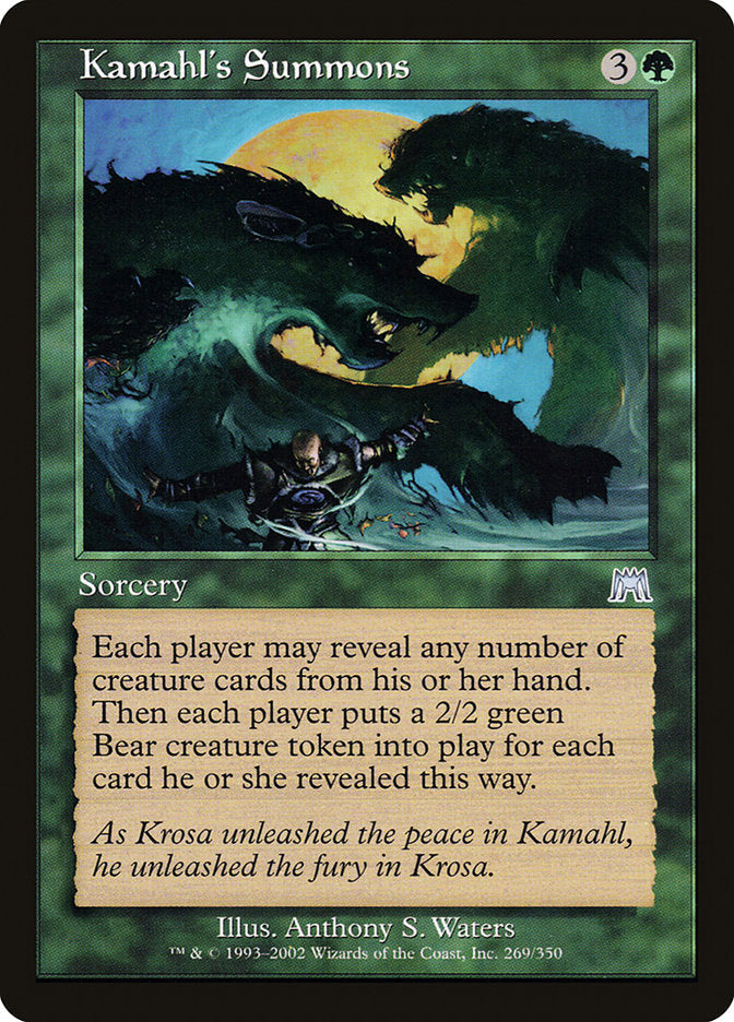Kamahl's Summons [Onslaught] [Foil]