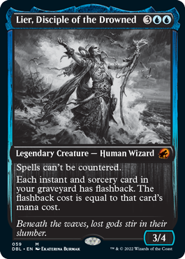 Lier, Disciple of the Drowned [Innistrad: Double Feature] [Foil]