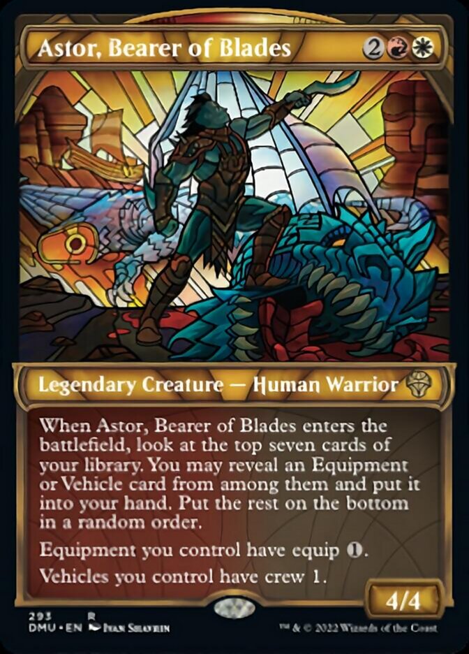 Astor, Bearer of Blades (Showcase) [Dominaria United] [Foil]