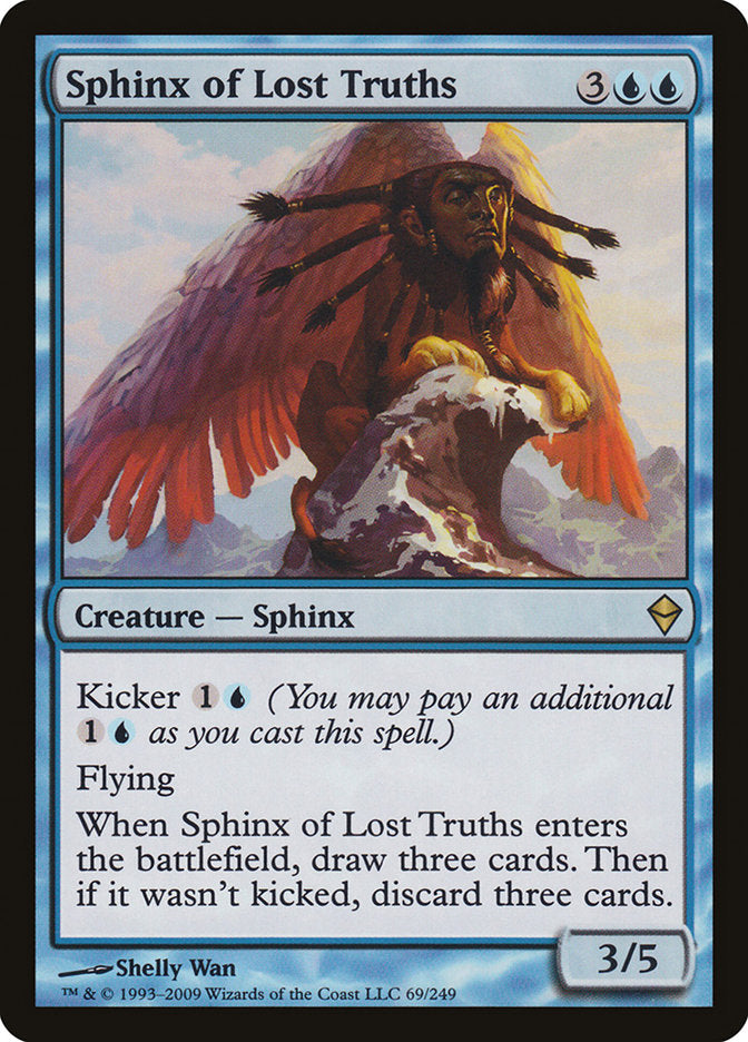 Sphinx of Lost Truths [Zendikar] [Foil]