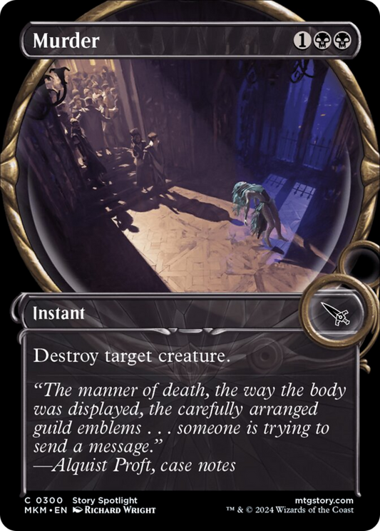 Murder (Showcase) [Murders at Karlov Manor] [Foil]