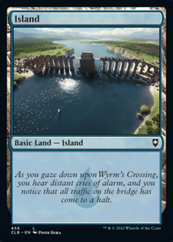 Island (456) [Commander Legends: Battle for Baldur's Gate] [Foil]