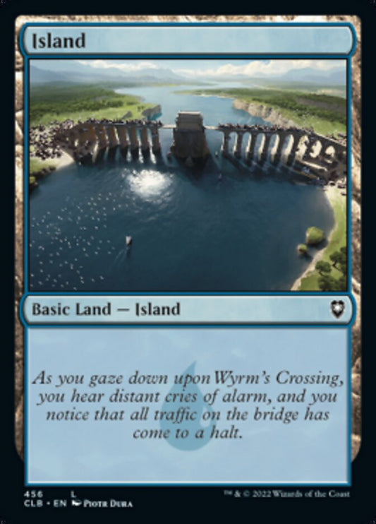 Island (456) [Commander Legends: Battle for Baldur's Gate] [Foil]