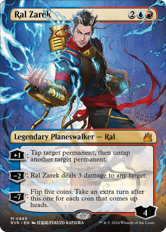 Ral Zarek (Anime Borderless) [Ravnica Remastered] [Foil]