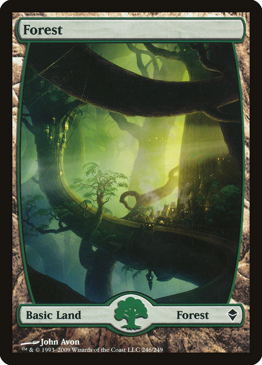 Forest (246) [Zendikar] [Foil]