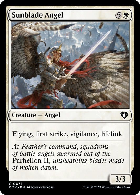 Sunblade Angel [Commander Masters] [Foil]