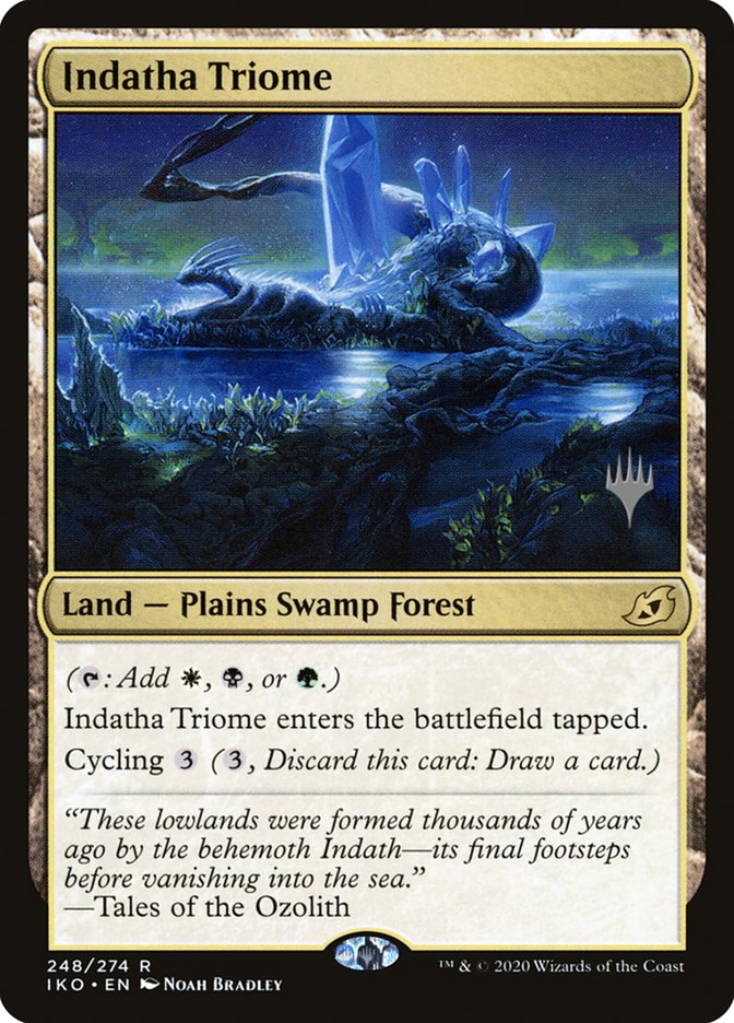 Indatha Triome (Promo Pack) [Ikoria: Lair of Behemoths Promos] [Foil]